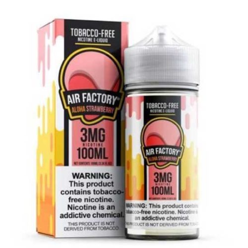 Air Factory Aloha Strawberry 100ml Tobacco Free Nicotine E-Liquid | thesmokeplug.com