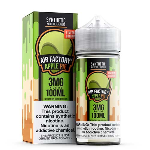 Air Factory Apple Pie Tobacco Free Nicotine 100ml 3mg E-Liquid | thesmokeplug.com