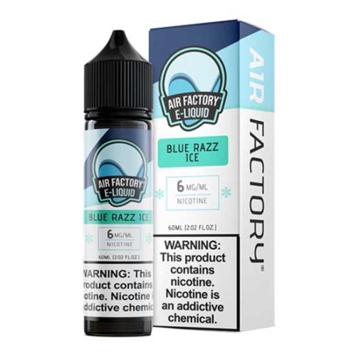 Air Factory Blue Razz Ice 60ml | Freebase E-Liquid | thesmokeplug.com