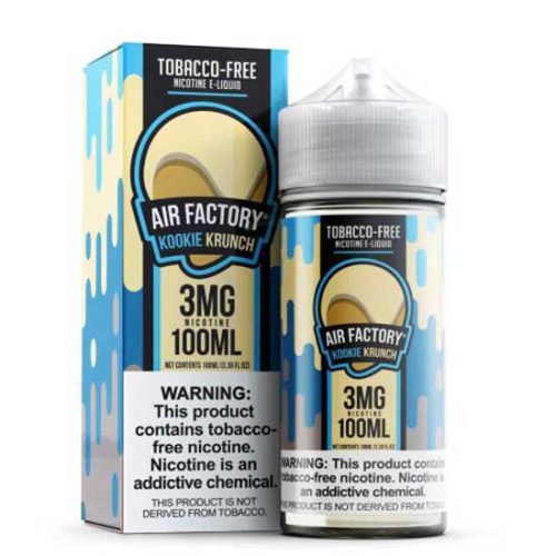 Air Factory Kookie Krunch 100ml Tobacco Free Nicotine E-Liquid | thesmokeplug.com