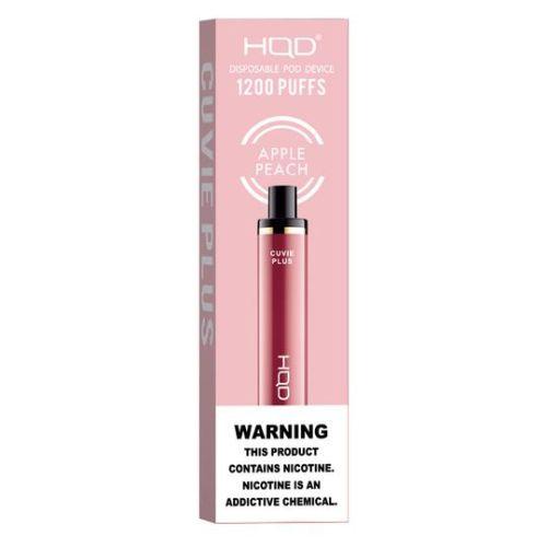 Apple Peach Hqd Cuvie Plus Disposable Vape Pod – The Smoke Plug