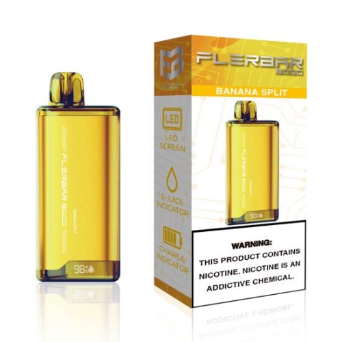 Banana Split Flavored FlerBar Disposable Vape Device 1PC | The Smoke Plug