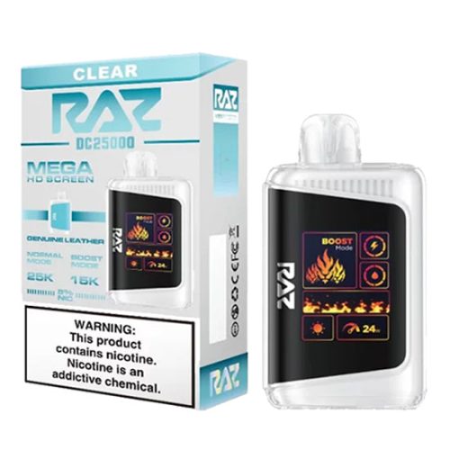 Black Cherry Peach Flavored Raz DC25000 Disposable Vape Device - 25K Puffs - 10PK | The Smoke Plug