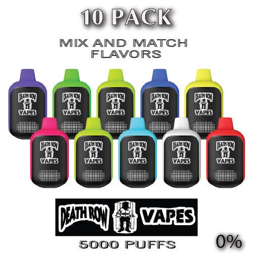 DEATH ROW Snoop Dogg 5000 0% Disposable Vape Device | 5000 Puffs – 10PK