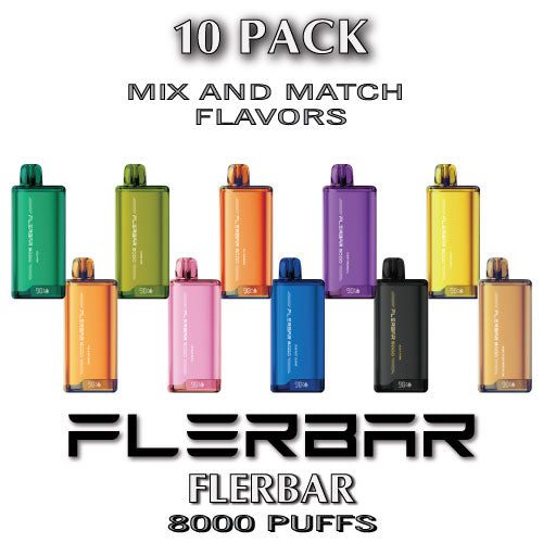 FLERBAR 8000 Disposable Vape Device | 8000 Puffs - 10PK