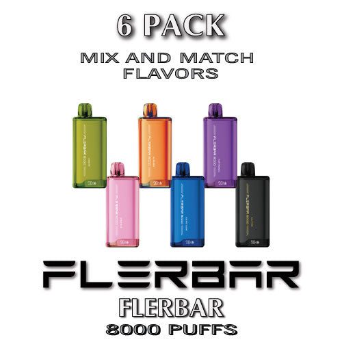 FLERBAR 8000 Disposable Vape Device | 8000 Puffs - 6PK