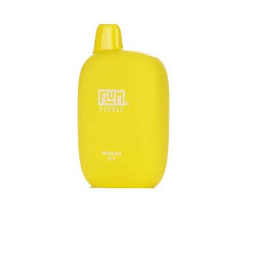 Mango Icy Flavored Flum Pebble 6000 Disposable Vape Device giving 6000 Puffs | thesmokeplug.com - 1PC