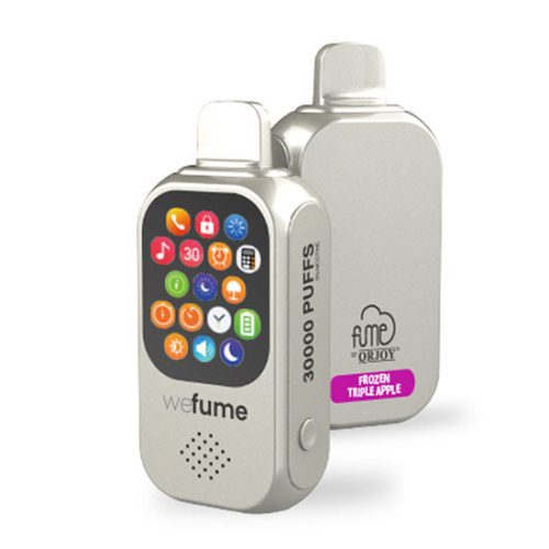 Frozen Triple Apple Flavored Fume WeFume Disposable Vape Device - 30K Puffs - 10PK | The Smoke Plug