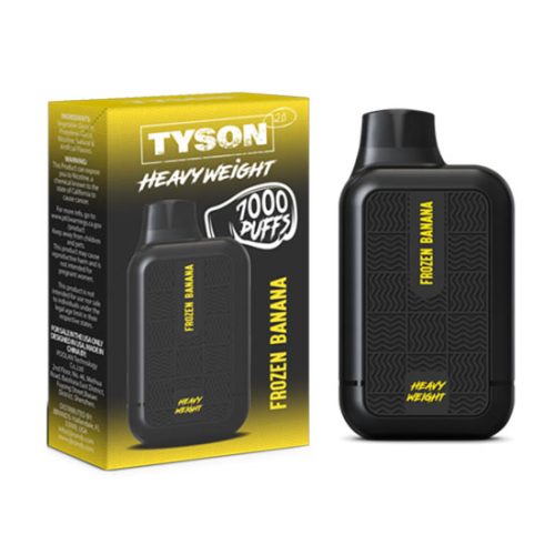 Frozen Banana Flavored Tyson 2.0 Disposable Vape Device - 7000 Puffs | thesmokeplug.com - 1PC