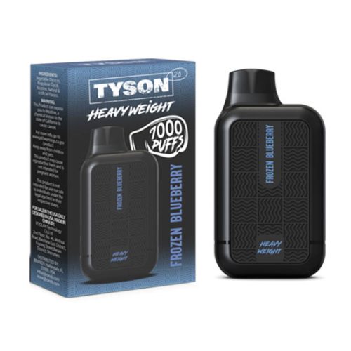 Frozen Blueberry Flavored Tyson 2.0 Disposable Vape Device - 7000 Puffs | thesmokeplug.com - 1PC