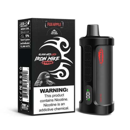 Fuji Apple Flavored Tyson 2.0 Iron Mike Disposable Vape Device - 1500 Puffs | thesmokeplug.com - 1PC