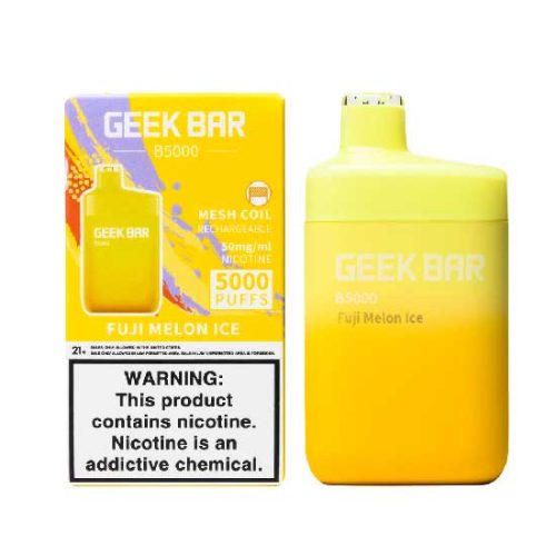 Fuji Melon Ice Flavored Geek Bar B5000 Disposable Vape Device - 5000 Puffs | thesmokeplug.com - 1PC | thesmokeplug.com