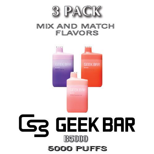 Geek Bar B5000 Disposable Vape Device | 5000 Puffs - 3PK