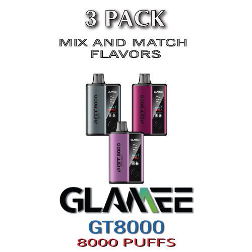 Glamee GT8000 Disposable Vape | 8000 PUFFS – 3PK