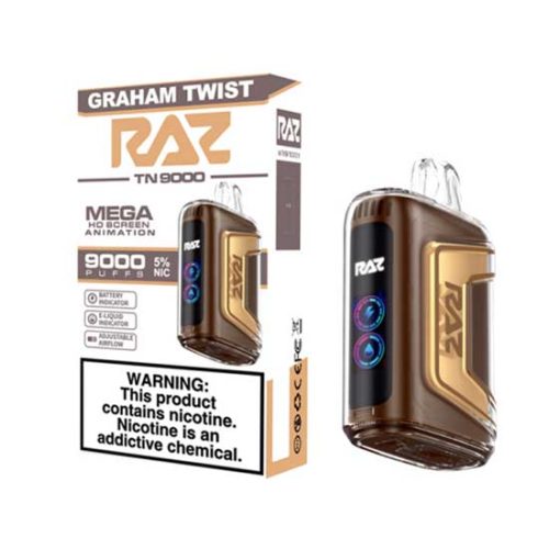 Graham Twist Raz TN9000 Disposable Vape Device 6PK | thesmokeplug.com