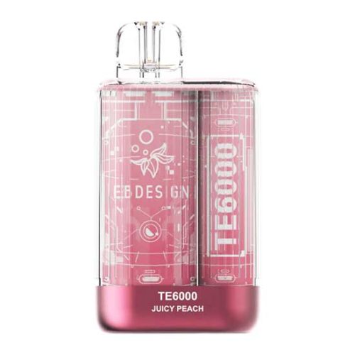 Juicy Peach Flavored EB Create TE6000 Disposable Vape Device 6000 puffs