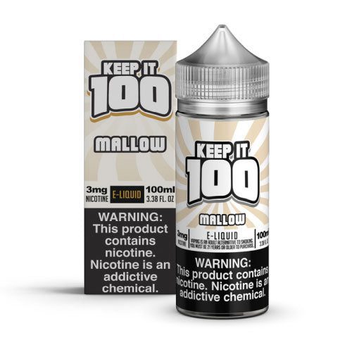 Keep it 100 Mallow (Mallow Man) 100ml E-Liquid | thesmokeplug.com