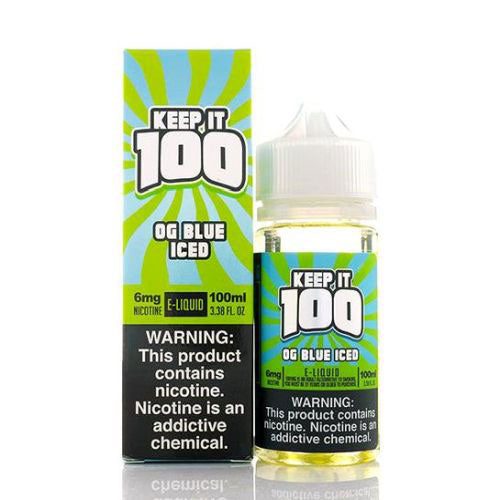 Keep it 100 OG Blue Iced (formerly Blue Slushie ICED) 100ml E-Liquid | thesmokeplug.com