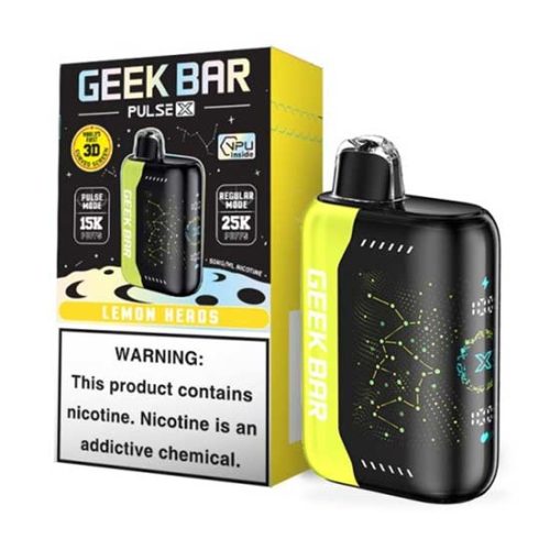 Lemon Heads Flavored Geek Bar Pulse X Disposable Vape Device 10PK | The Smoke Plug