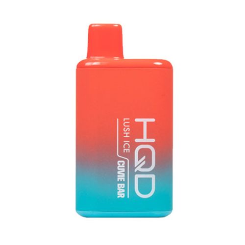 Lush Ice Flavored HQD Cuvie BAR Disposable Vape Device 7000 Puffs 3PK