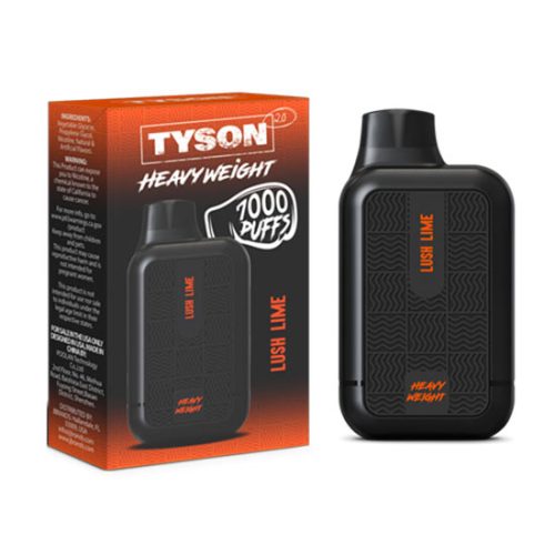 Lush Lime Flavored Tyson 2.0 Disposable Vape Device - 7000 Puffs | thesmokeplug.com - 1PC