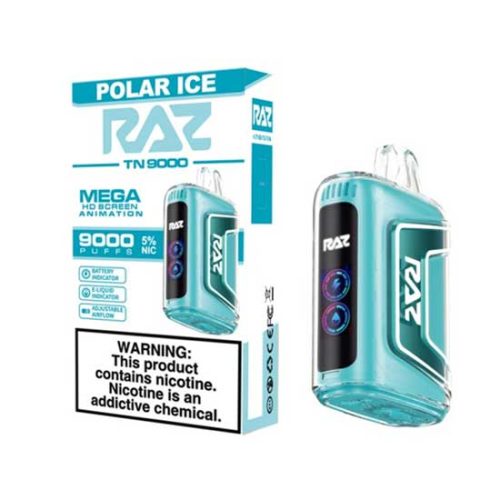 Polar Ice Raz TN9000 Disposable Vape Device 6PK | thesmokeplug.com