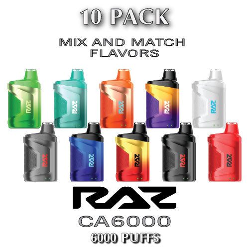 Raz CA6000 Disposable Vape Device | 6000 Puffs - 10PK