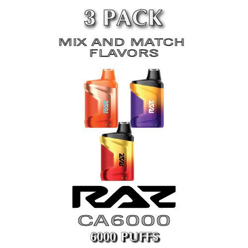 Raz CA6000 Disposable Vape Device | 6000 Puffs - 3PK