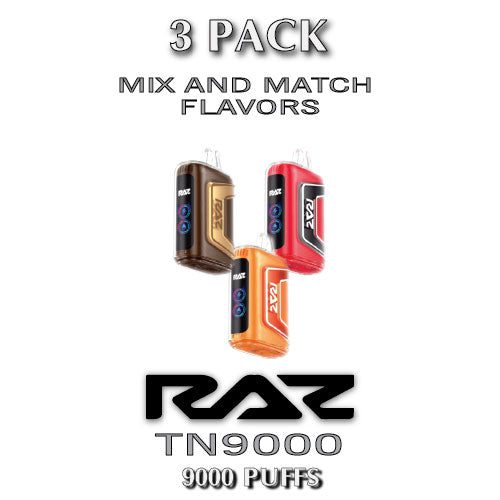 Raz TN9000 Disposable Vape Device | 9000 Puffs - 3PK