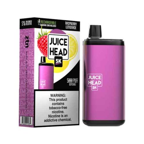 Raspberry Lemonade Flavored Juice Head 5K Disposable Vape Device 5000 puffs