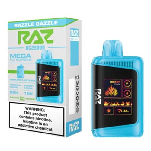 Razzle Dazzle Flavored Raz DC25000 Disposable Vape Device - 25K Puffs - 10PK | The Smoke Plug