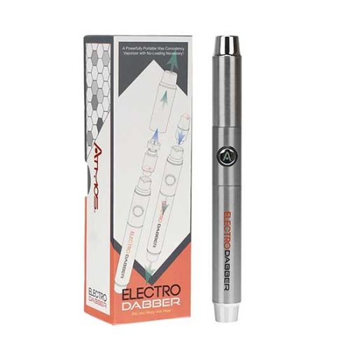 Silver Electro Dabber Waxy Vaporizer Kit   Atmosrx - The Smoke Plug