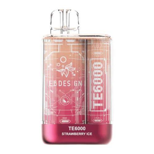 Strawberry Ice Flavored EB Create TE6000 Disposable Vape Device 6000 puffs