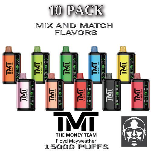 TMT Disposable Vape Device  | 15000 Puffs - 10PK | thesmokeplug.com