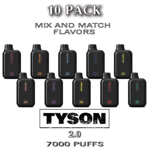 Tyson 2.0 Heavy Weight Disposable Vape Device | 7000 Puffs - 10PK