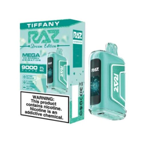 Tiffany Flavored Raz TN9000 Disposable Vape Device 10PK | The Smoke Plug