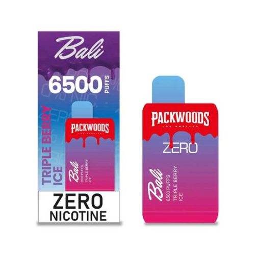 Triple Berry Ice Flavored Bali x Packwood ZERO Disposable Vape Device - 6500 Puffs | thesmokeplug.com - 3PK