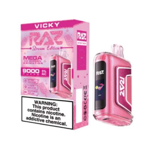 Vicky Flavored Raz TN9000 Disposable Vape Device 10PK | The Smoke Plug