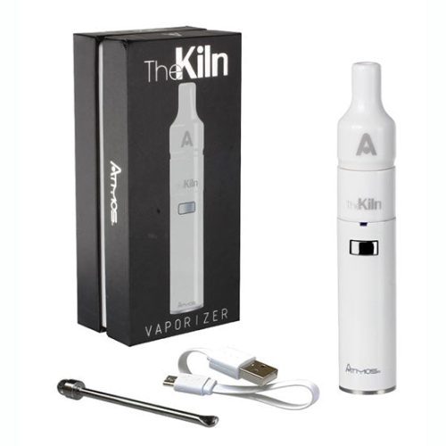 White Atmos Kiln Vaporizer Pen Kit - The Smoke Plug