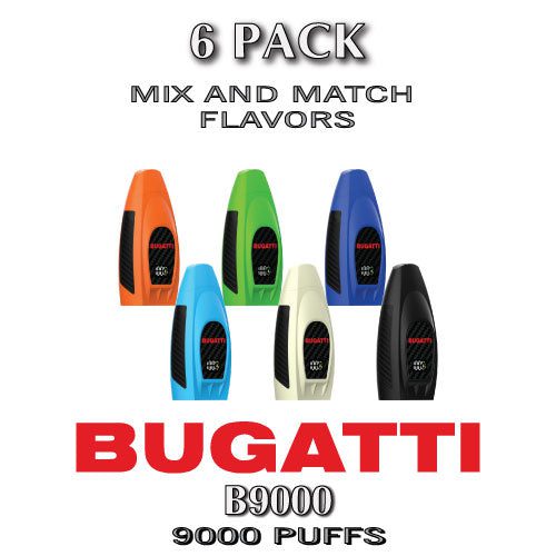 BUGATTI B9000 Disposable Vape Device | 9000 Puffs - 6PK