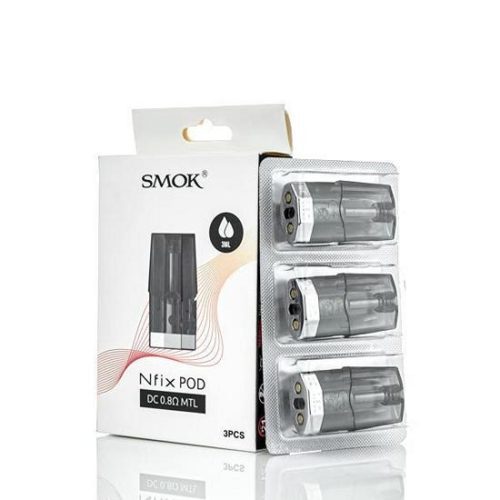 Dc Mtl 0.8Ohm Smok Nfix Replacement Pod Cartridge 3Pk 1 - The Smoke Plug