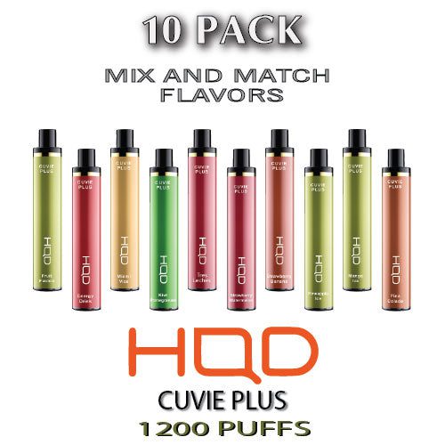 HQD Cuvie Plus Disposable Vape Pod – 10PK