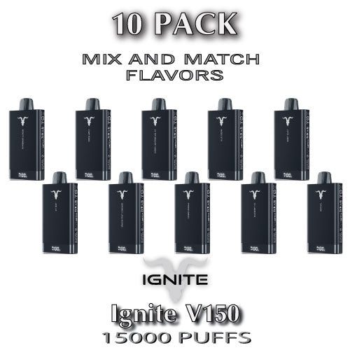 Ignite V150 Disposable Vape Device | 15000 PUFFS - 10PK