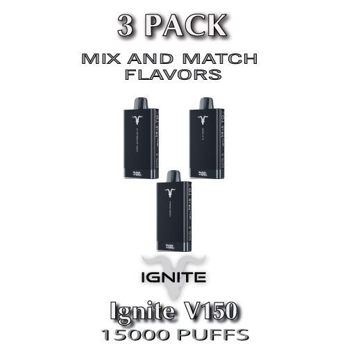 Ignite V150 Disposable Vape Device | 15000 PUFFS - 3PK