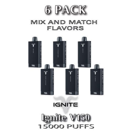 Ignite V150 Disposable Vape Device | 15000 PUFFS - 6PK