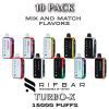 Rifbar Turbo-X Disposable Vape Device | 15000 Puffs - 10PK