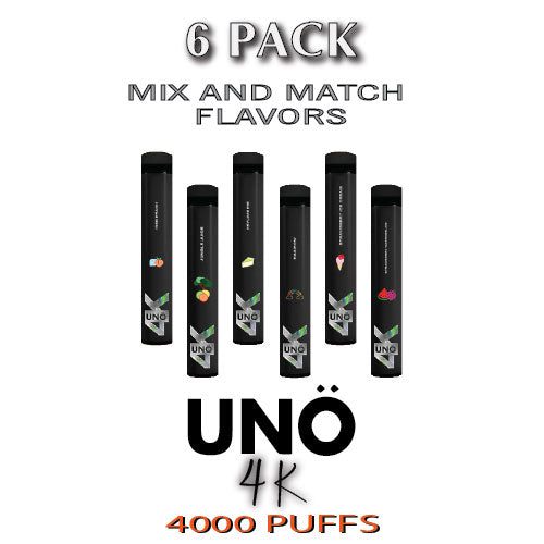 Uno 4K Disposable Vape Pod – 6PK